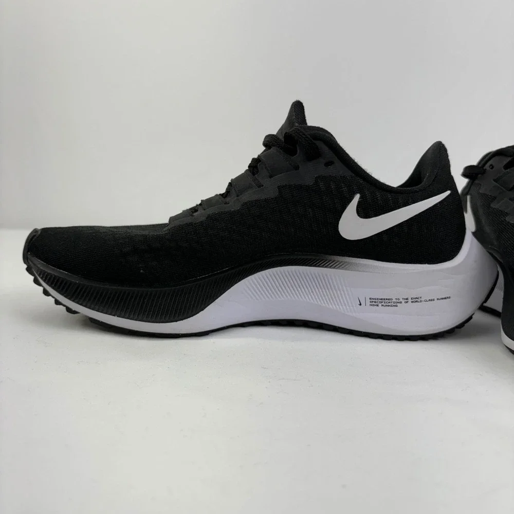 Nike Air Zoom Pegasus 37 Womens Running Shoes Black White BQ9647-002 Size 5